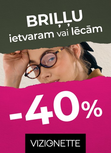 40% ATLAIDE BRIĻĻU IETVARAM VAI BRIĻĻU LĒCĀM