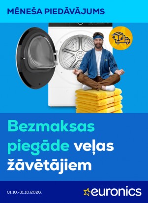 Bezmaksas veļas žāvētāju piegāde ar ienešanu mājoklī