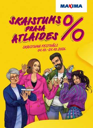Skaistuma Festivāls veikalos Maxima