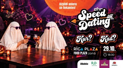 29. oktobrī EHR un Rīga Plaza aicina uz “Speeddating” pasākumu Helovīna noskaņās!